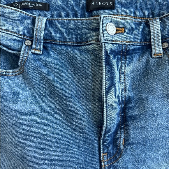 Talbots Straight Leg Curvy Jeans.  Women’s size 12P.  Excellent condition! - Picture 3 of 8